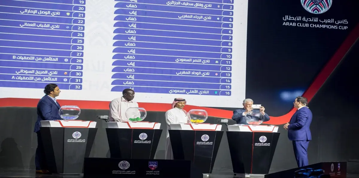 تعرّف على جدول مباريات تصفيات البطولة العربية للأندية (صورة)