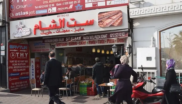 محل تجاري سوري في اسطنبول