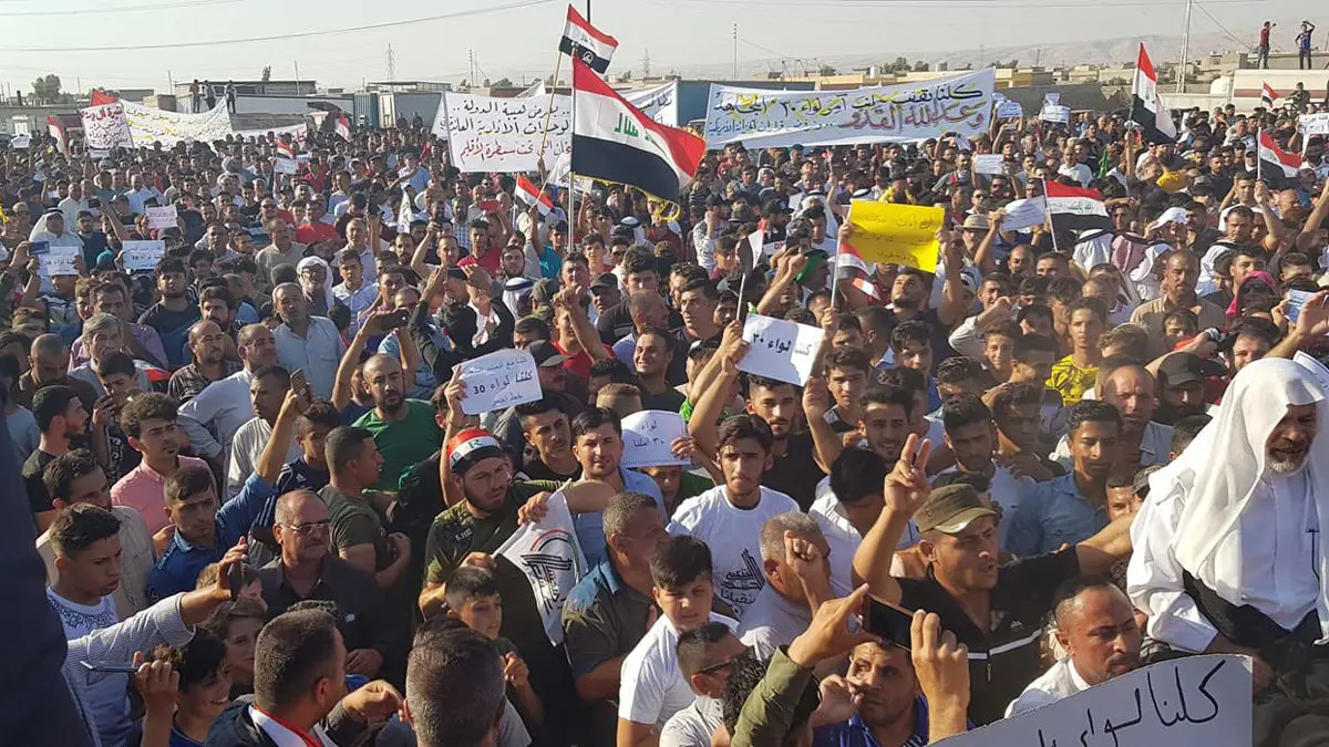العراق .. مسيرة ضخمة للحشد الشعبي وسط بغداد