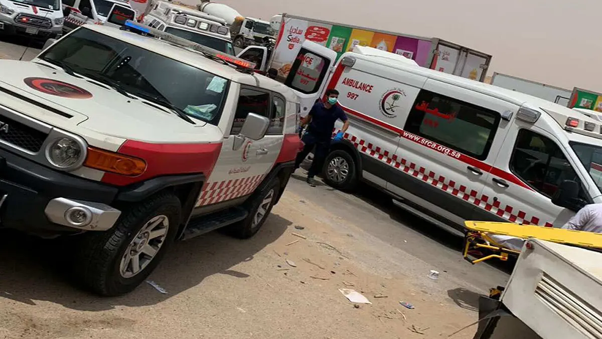وفاة 8 مصريين من أسرة واحدة بحادث سير في السعودية 