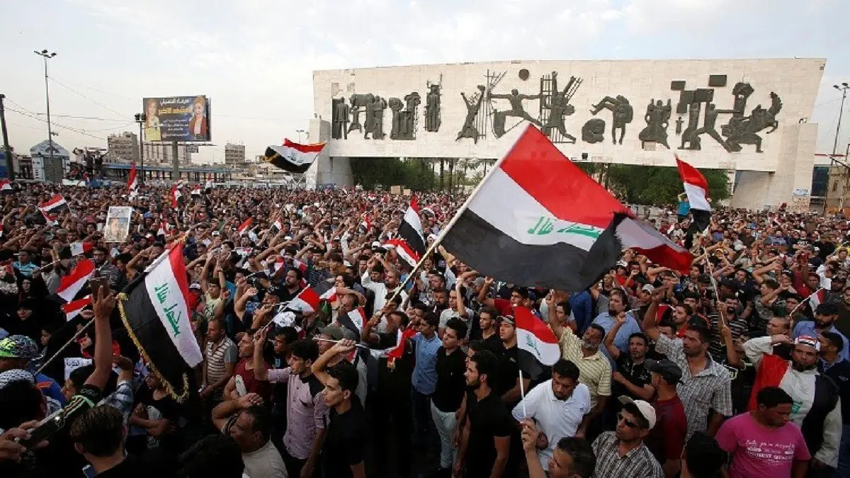 بعد فتح شوارع بمحيطها.. الجيش العراقي يطالب المتظاهرين بعدم الخروج من ساحة التحرير
