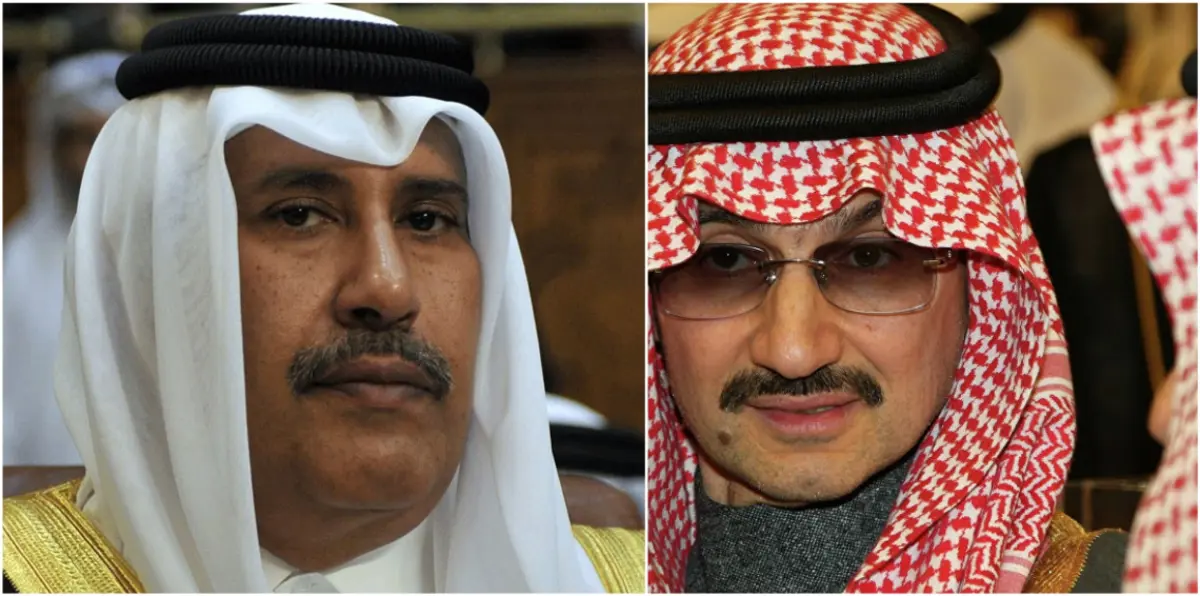 بلومبيرغ تكشف خيوط الالتقاء المالي "السري" بين حمد بن جاسم والوليد بن طلال