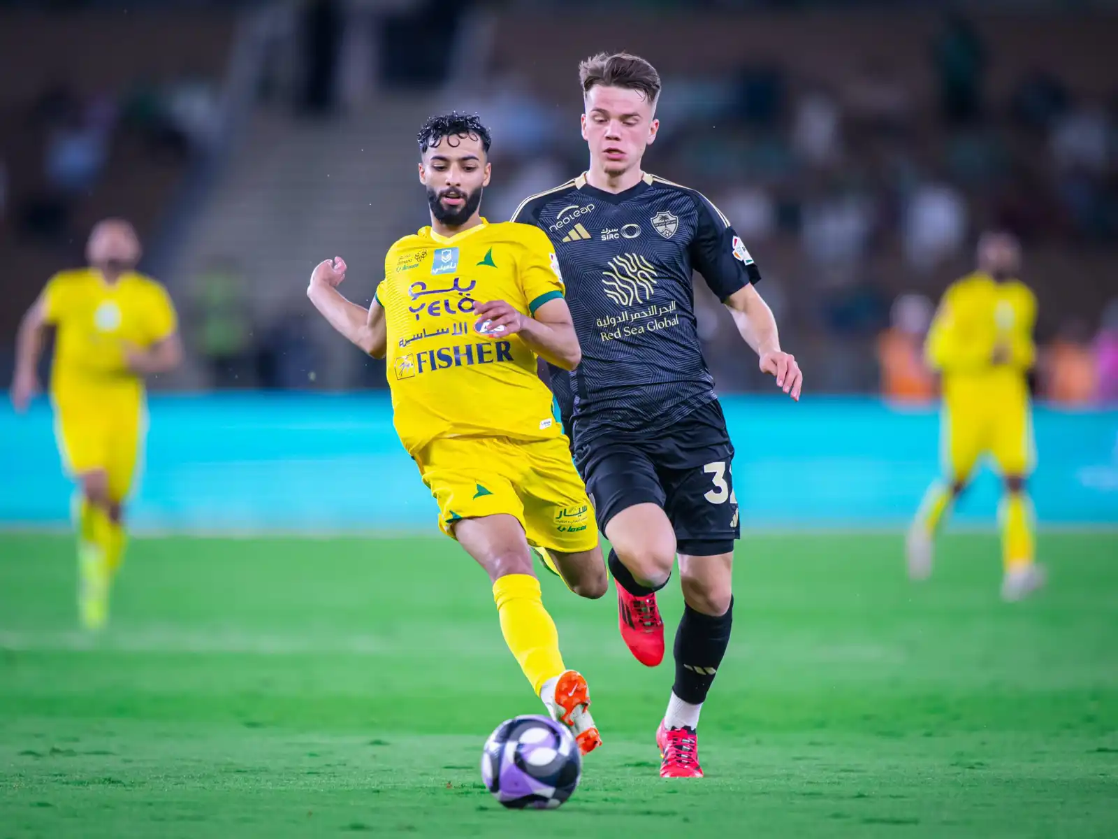 صالح أبو الشامات لاعب الخليج السعودي