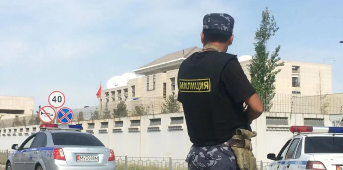 فيديو.. قتيل وجرحى في انفجار قرب سفارة الصين في قرغيزستان