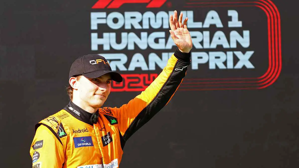 أوسكار بياستري يفوز بجائزة المجر الكبرى لفورمولا 1