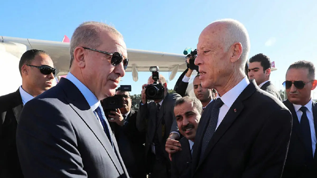 قيس سعيد لأردوغان: الحل في ليبيا  لا بد أن يكون "سلمياً وليبياً ليبياً"