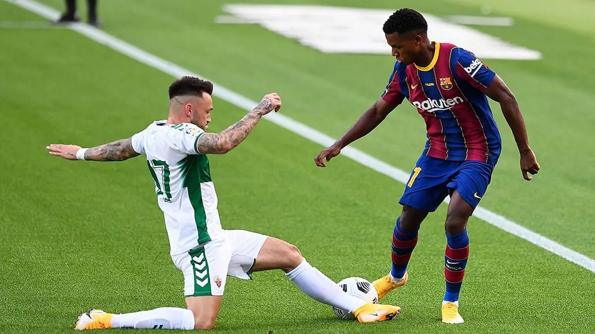 صحيفة: برشلونة رفض عرضا بـ 150 مليون يورو لضم أنسو فاتي