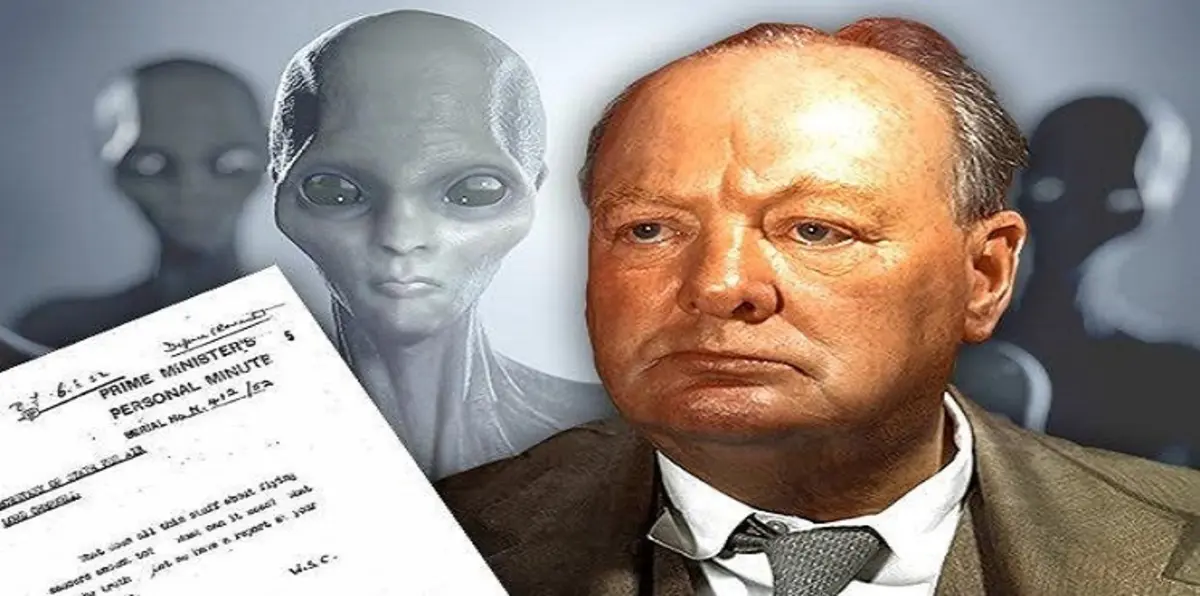 تساؤلات وينستون تشرشل حول الكائنات الفضائية