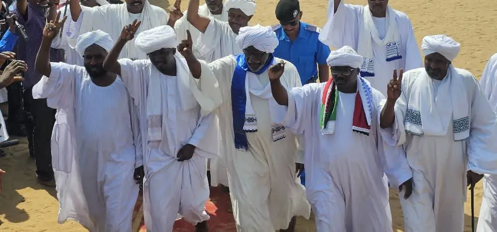  حشود شعبية ترحب بتشكيل حكومة السلام السودانية