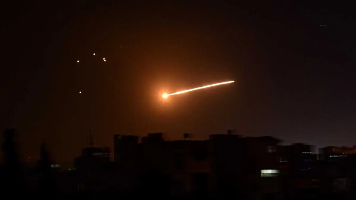 إطلاق صواريخ من سوريا تجاه إسرائيل
