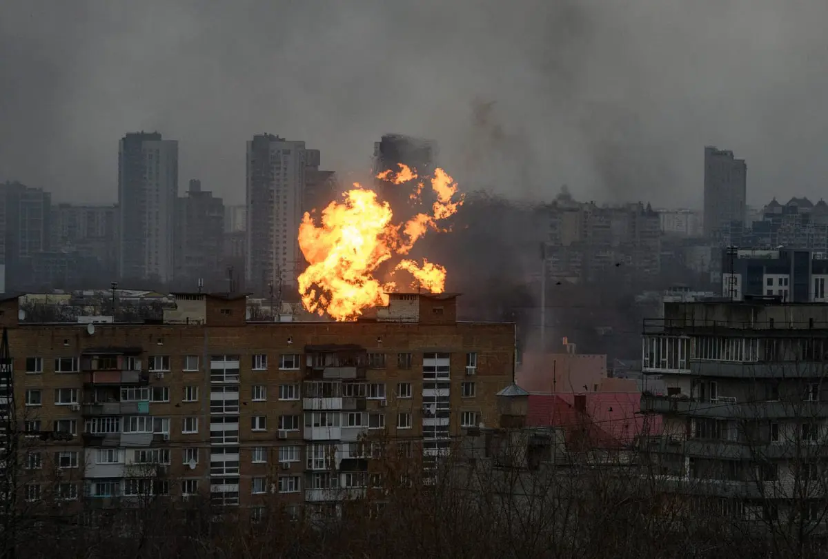 هجوم جوي روسي يستهدف العاصمة كييف