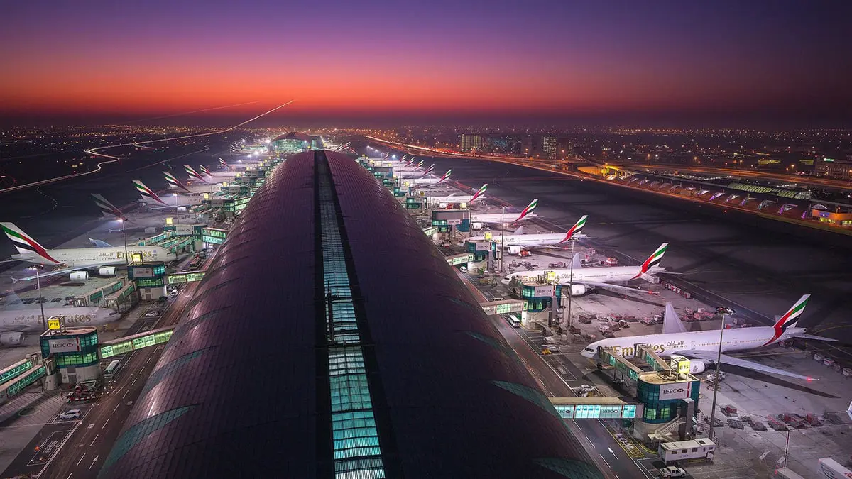 مطار دبي يشهد زيادة في حركة المسافرين