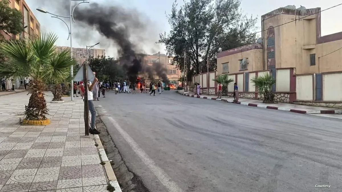 شهر بلا ماء.. جزائريون يحتجون على تبون