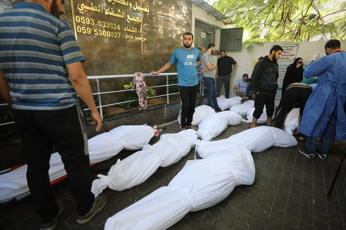 صحة غزة: مجمع الشفاء الطبي تحوّل لمقبرة جماعية‎