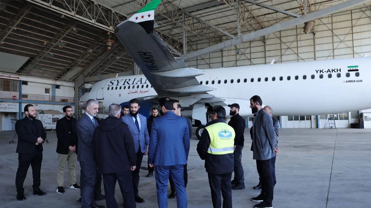 الشرع في مطار دمشق