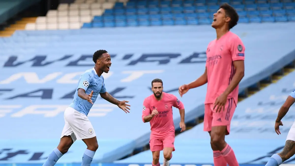 رحيم سترلينغ يعادل رقمًا قياسيًا بهدفه في ريال مدريد