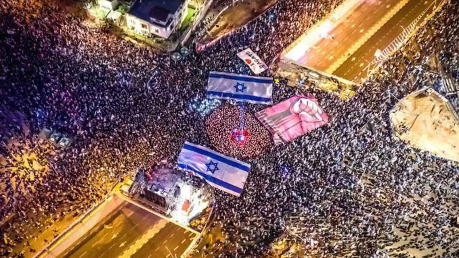 مظاهرات حاشدة في تل أبيب للمطالبة بإنهاء حرب غزة وإنقاذ الرهائن (فيديو وصور)