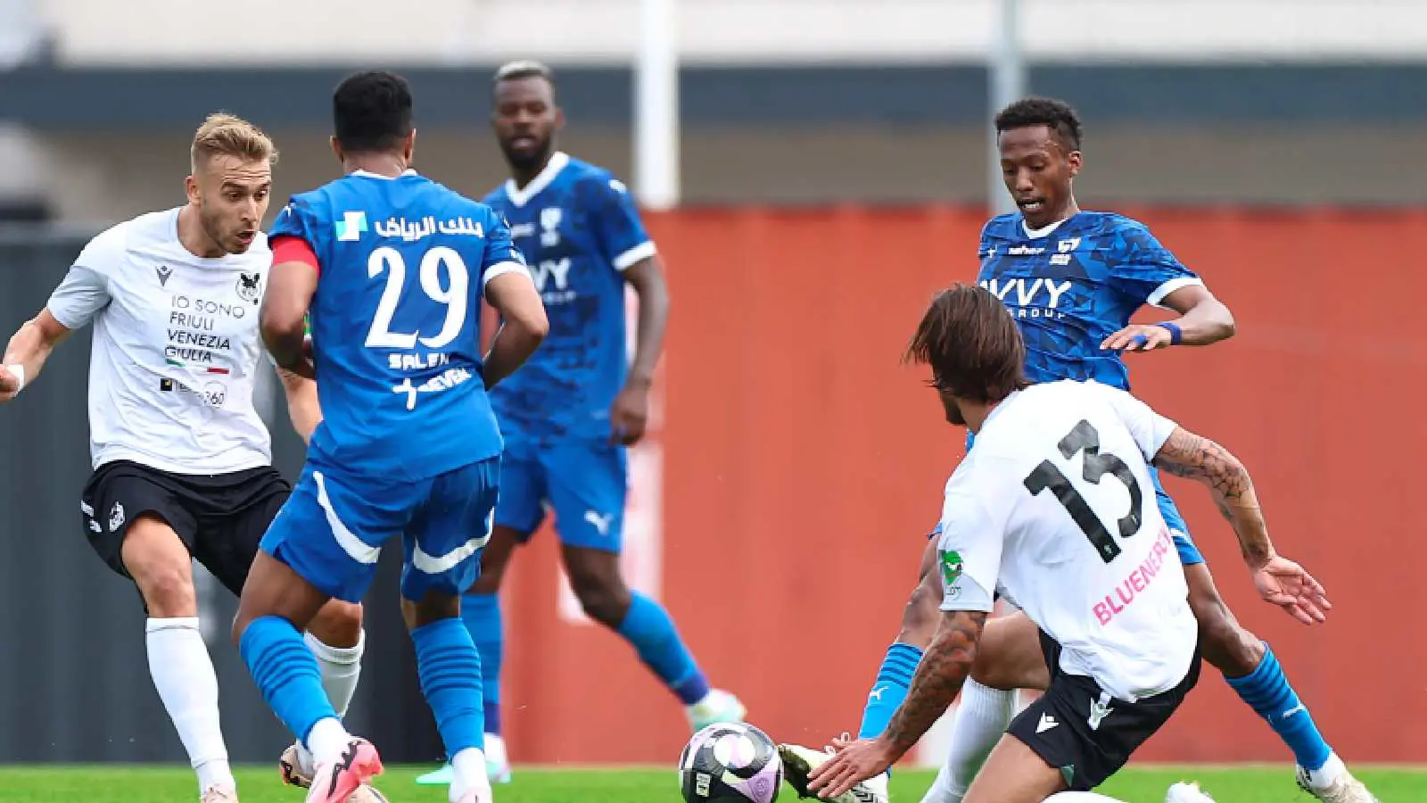 مباراة الهلال السعودي وأودينيزي الإيطالي