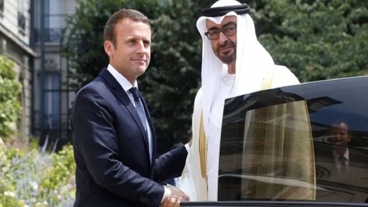 محمد بن زايد وماكرون يؤكدان على التعاون في محاربة التطرف والإرهاب