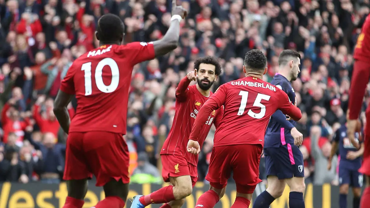 جدول ترتيب الدوري الإنجليزي بعد فوز ليفربول على بورنموث ونهاية مباريات يوم السبت (صورة)