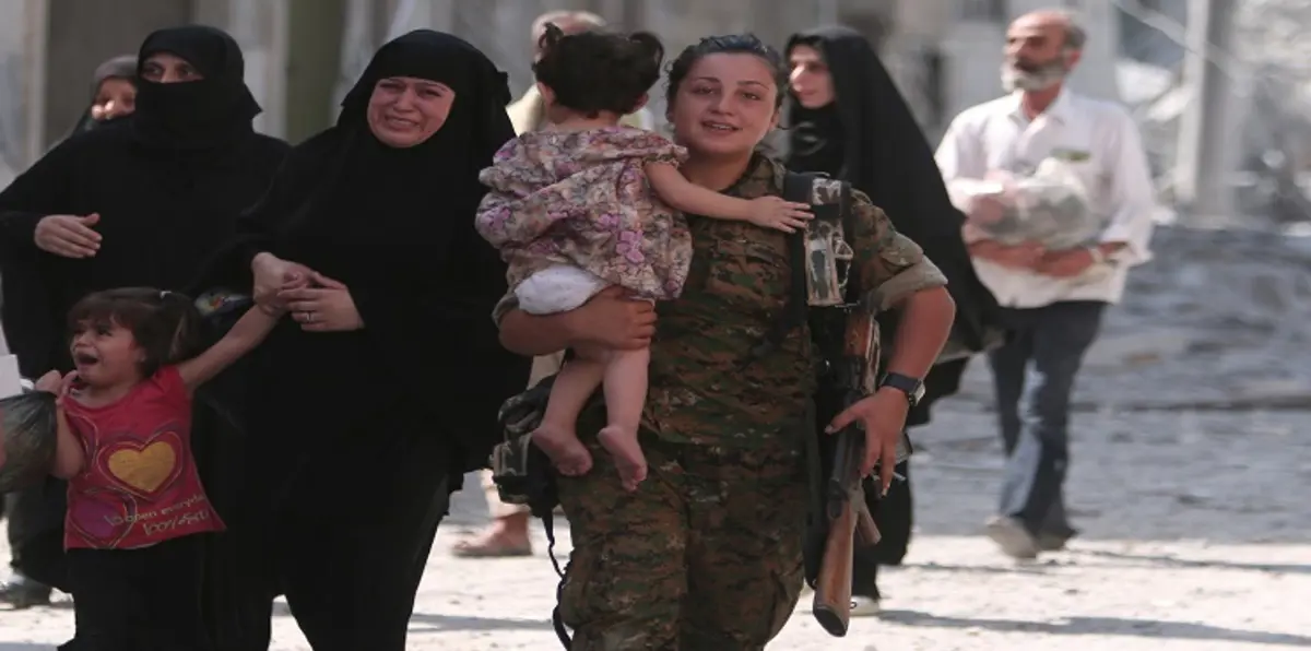 أهالي منبج يتنفسون الصعداء بعد تحرير مدينتهم من داعش (صور)