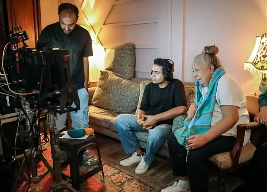 سمية الألفي في موقع تصوير سفاح التجمع