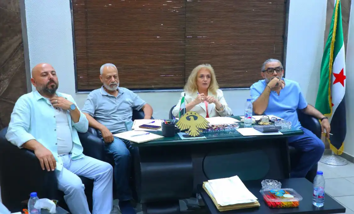 جيانا عيد في الاختبارات برفقة عدد من الممثلين والمخرجين السوريين