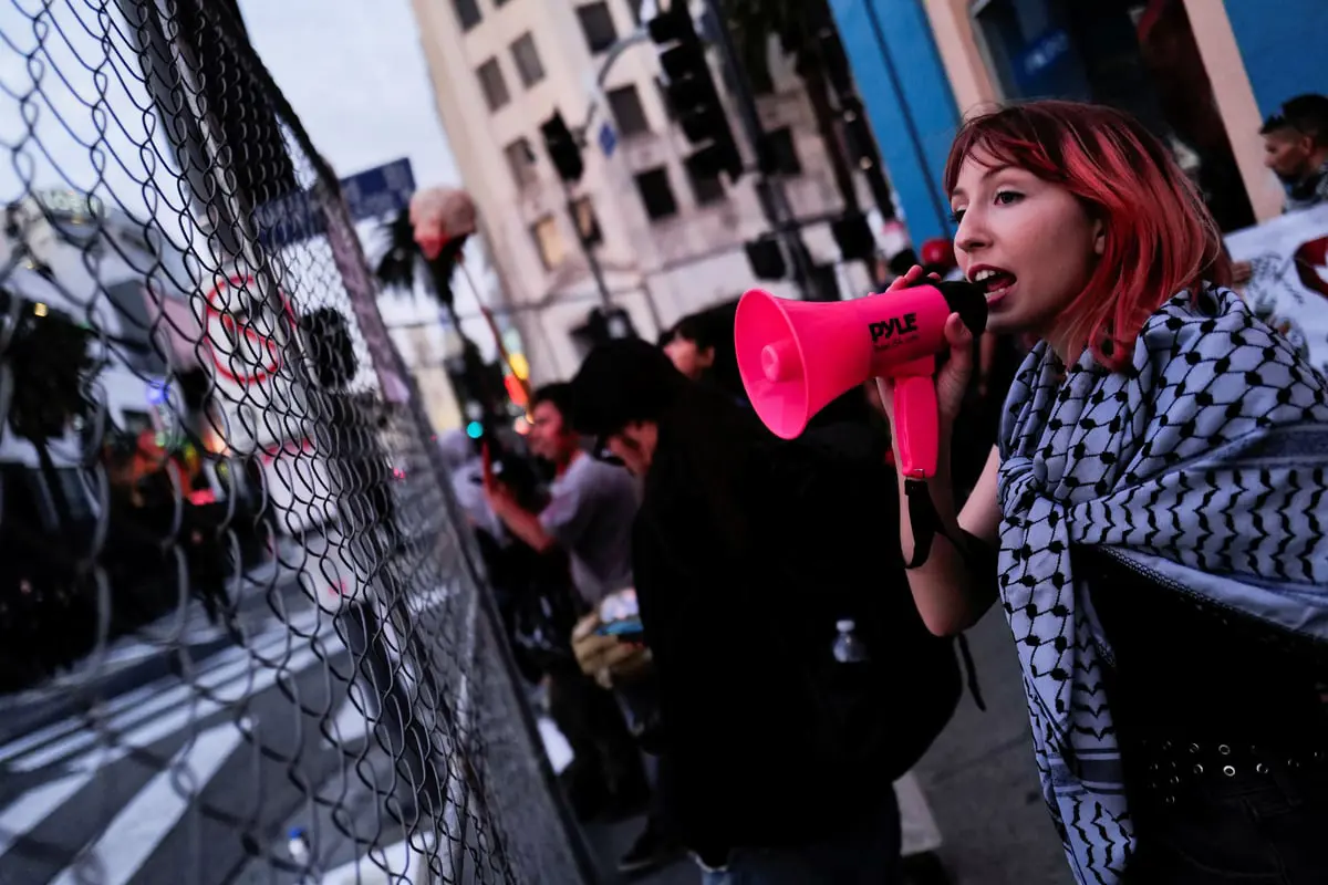 احتجاجات مؤيدة لفلسطين تلقي بظلالها على حفل الأوسكار‎