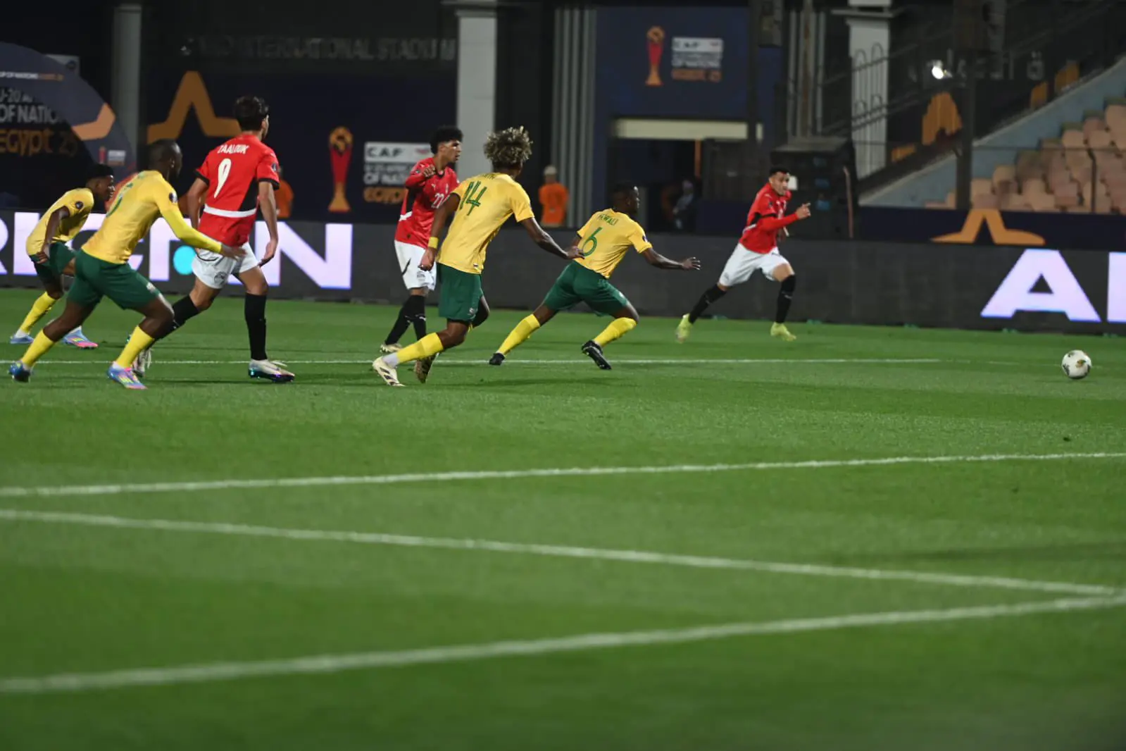مباراة مصر وجنوب أفريقيا في أمم أفريقيا للشباب