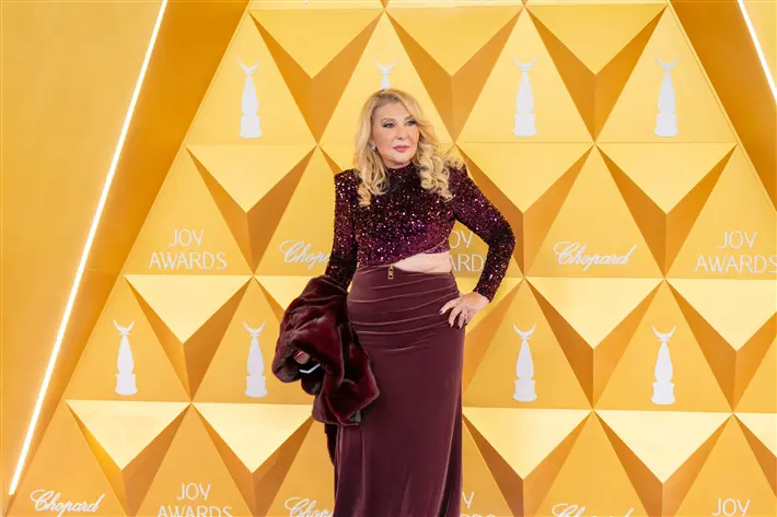 إطلالة نادية الجندي في حفل Joy Awards 