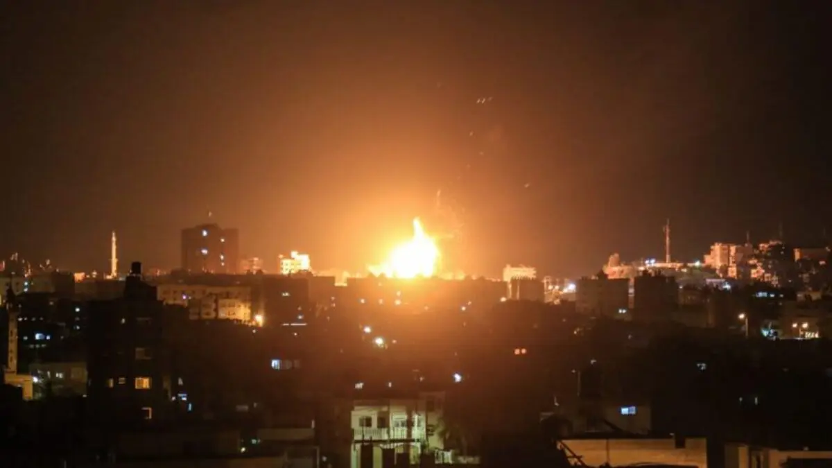 الجيش الإسرائيلي يقصف أهدافًا في قطاع غزة