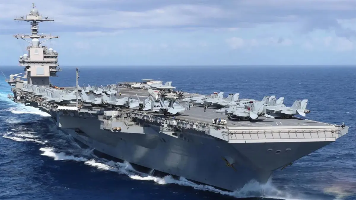 البحرية الأمريكية تدشّن حاملة طائرات كلّف بناؤها 13 مليار دولار
