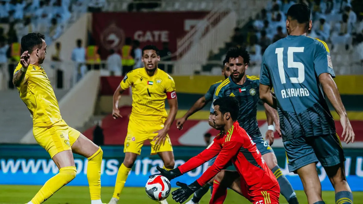 الوصل يهزم اتحاد كلباء ويتأهل إلى نهائي كأس رئيس الإمارات