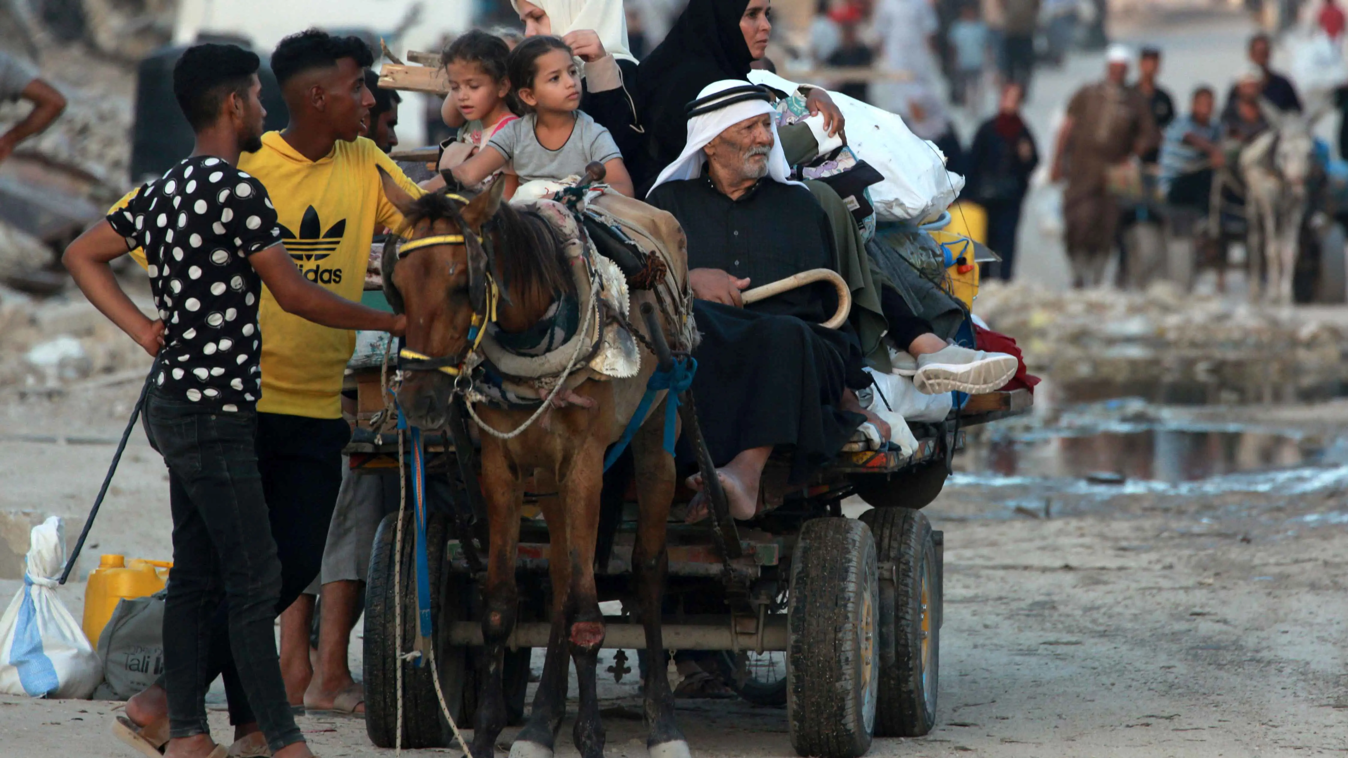 إحصائية أممية صادمة عن النزوح في غزة منذ بدء الحرب‎