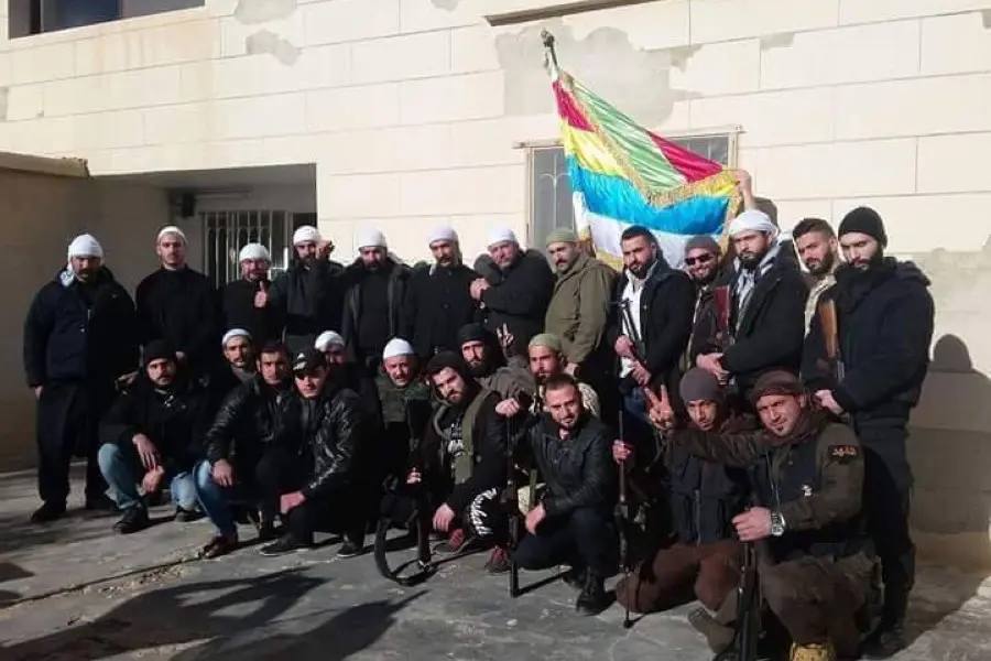  صورة أرشيفية لعناصر من "رجال الكرامة" بالسويداء