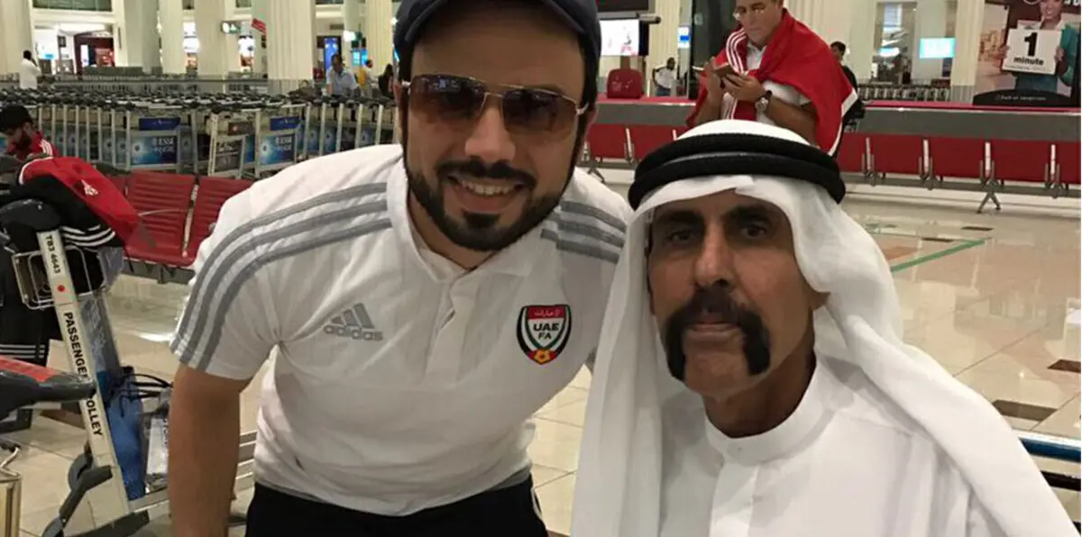 وفاة المشجع الإماراتي الشهير هيكل أبوشنب