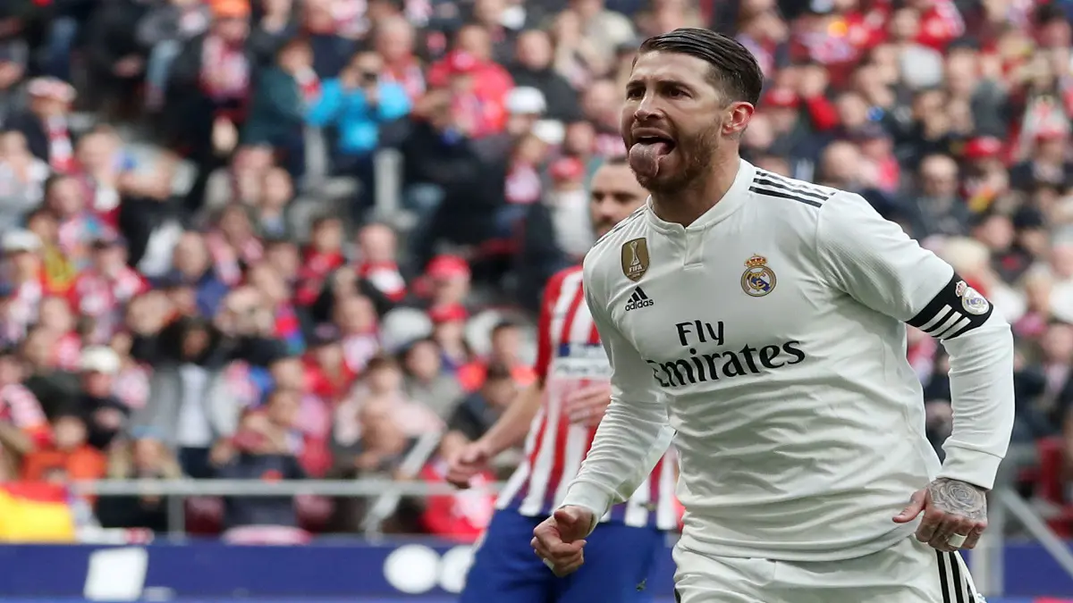 سيرجيو راموس يلعب لقاءه رقم 600 خلال مباراة ريال مدريد وأياكس بدوري أبطال أوروبا