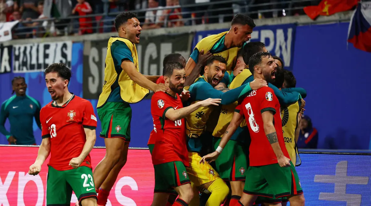 نجم مباراة البرتغال والتشيك يحقق إنجازا فريدا بعد 24 عاما