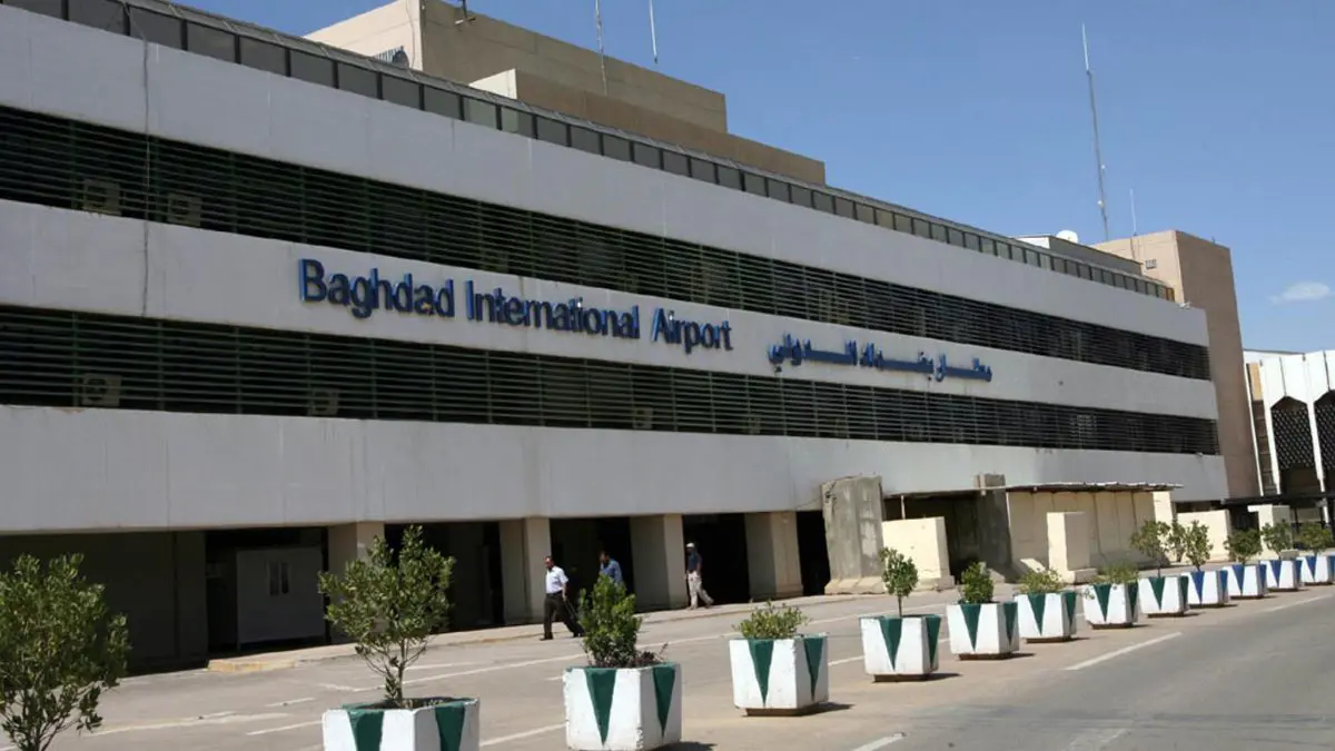 سقوط صاروخين في المحيط الخارجي لمطار بغداد