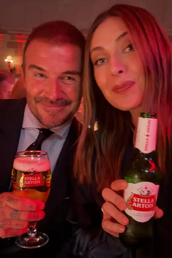 شارابوفا مع بيكهام