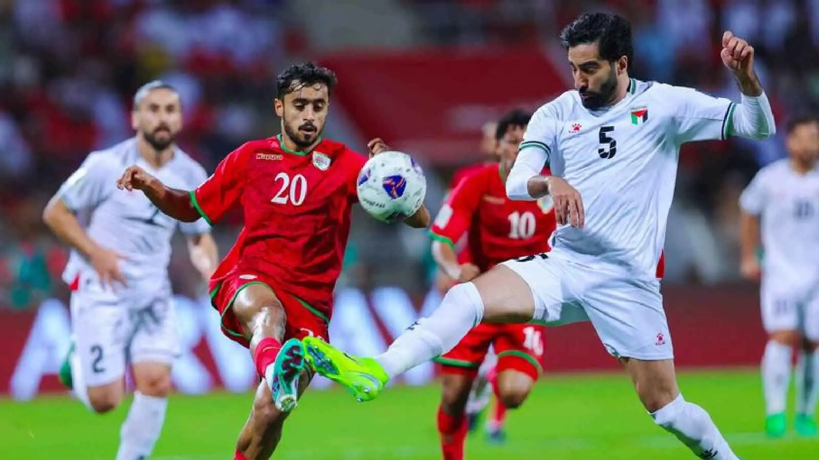 مباراة فلسطين وعمان في تصفيات كأس العالم