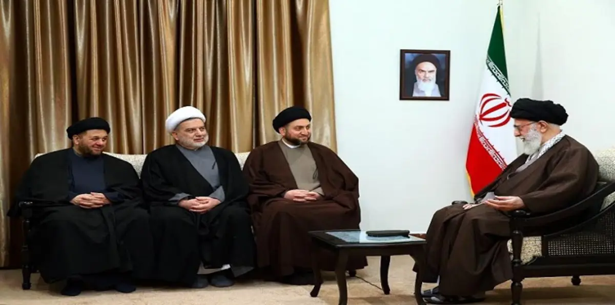 خامنئي يحذّر شيعة العراق من أمريكا.. ويصف الحشد الشعبي بـ"ثروة عظيمة" (صور)