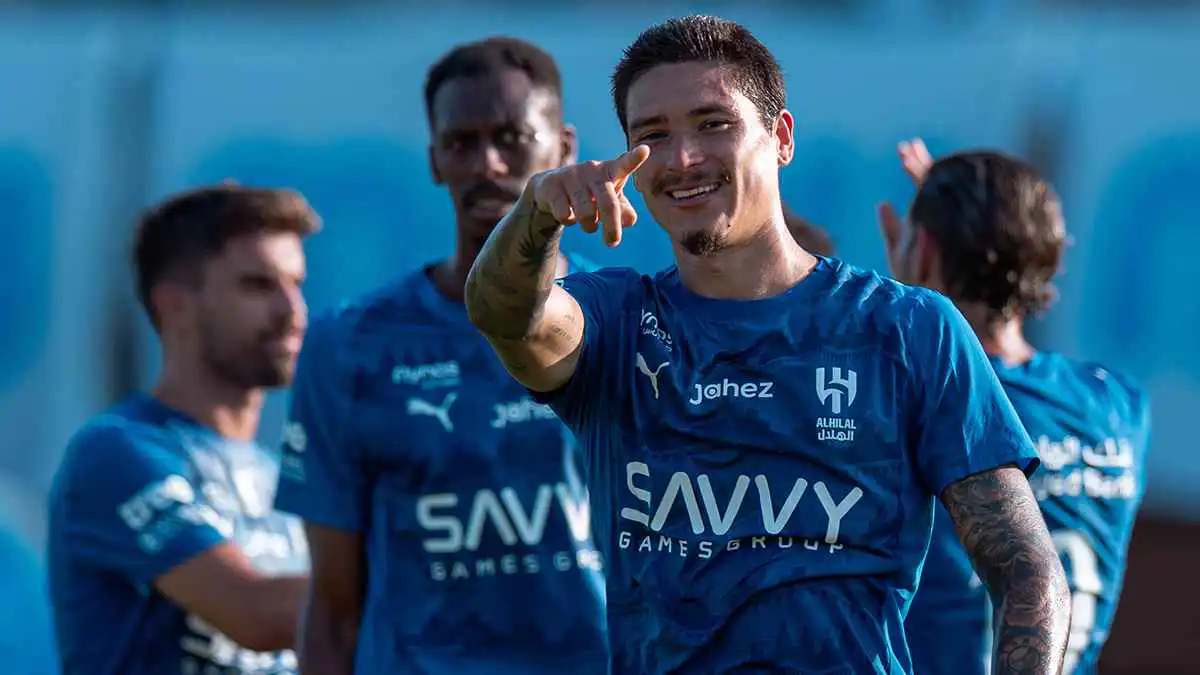 نونيز خلال من فوز الهلال على فالدهوف