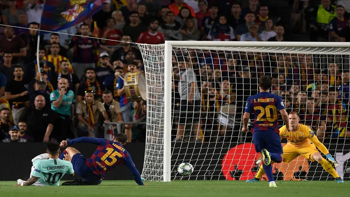 أهدف مباراة برشلونة وإنتر ميلان.. 2-1 للنادي الكتالوني (صورة)