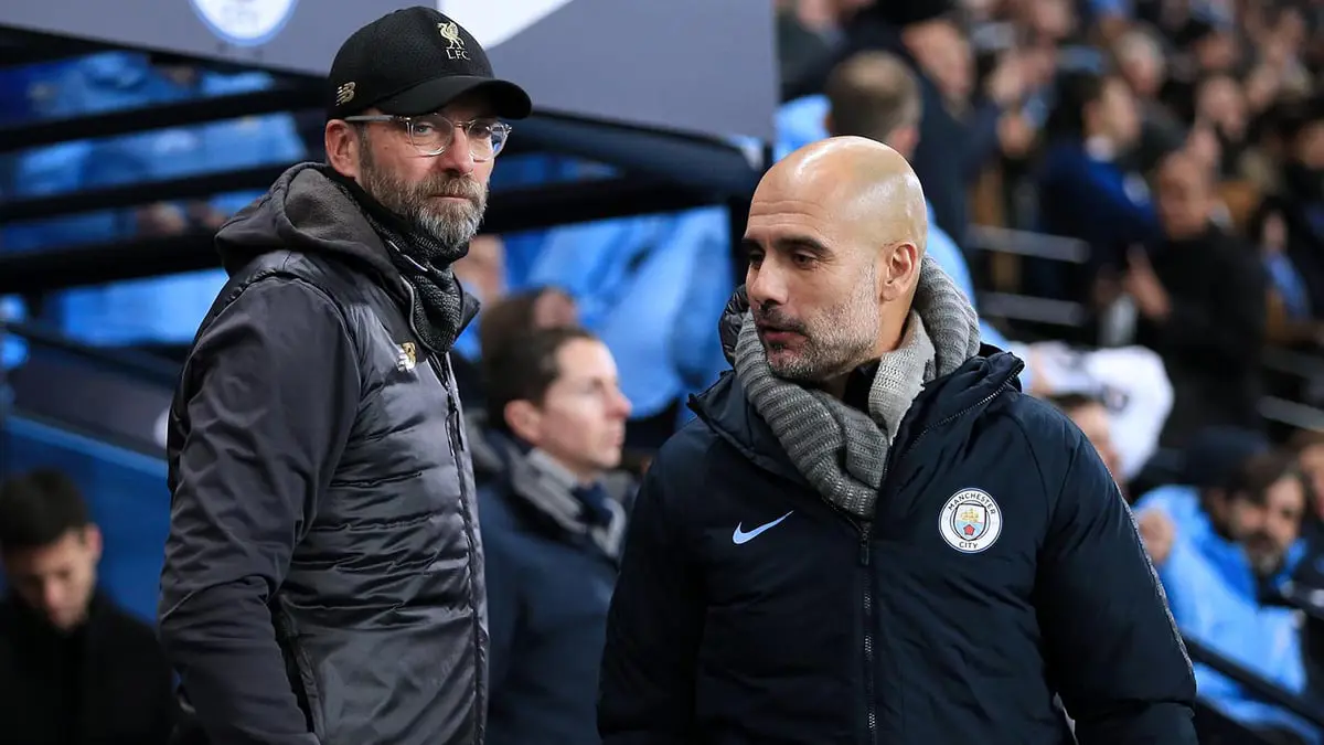 غوارديولا قبل مباراة مانشستر سيتي وليفربول: سنواجه أكبر منافسينا على لقب الدوري