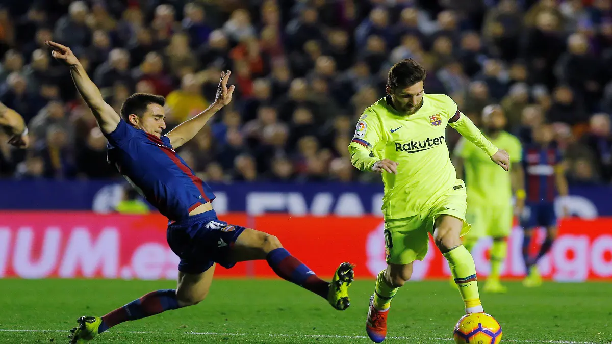 ترتيب الدوري الإسباني بعد فوز نادي برشلونة على ليفانتي (صورة)