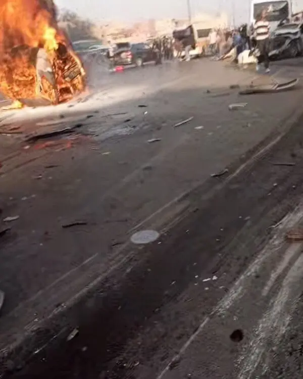 من حادث الطريق الدائري