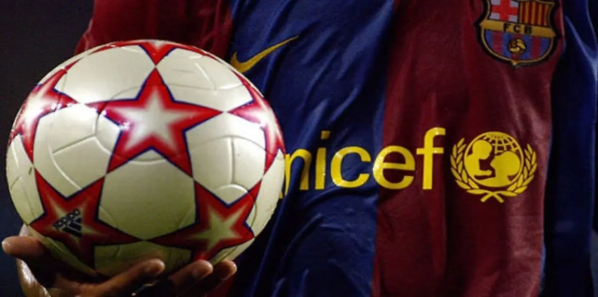 برشلونة يمدّد عقده مع اليونيسيف