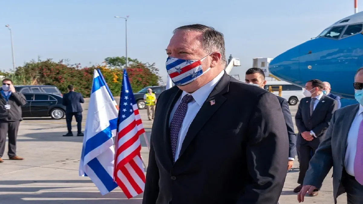بومبيو أول وزير خارجية أمريكي يزور مستوطنة في الضفة والجولان السوري المحتل