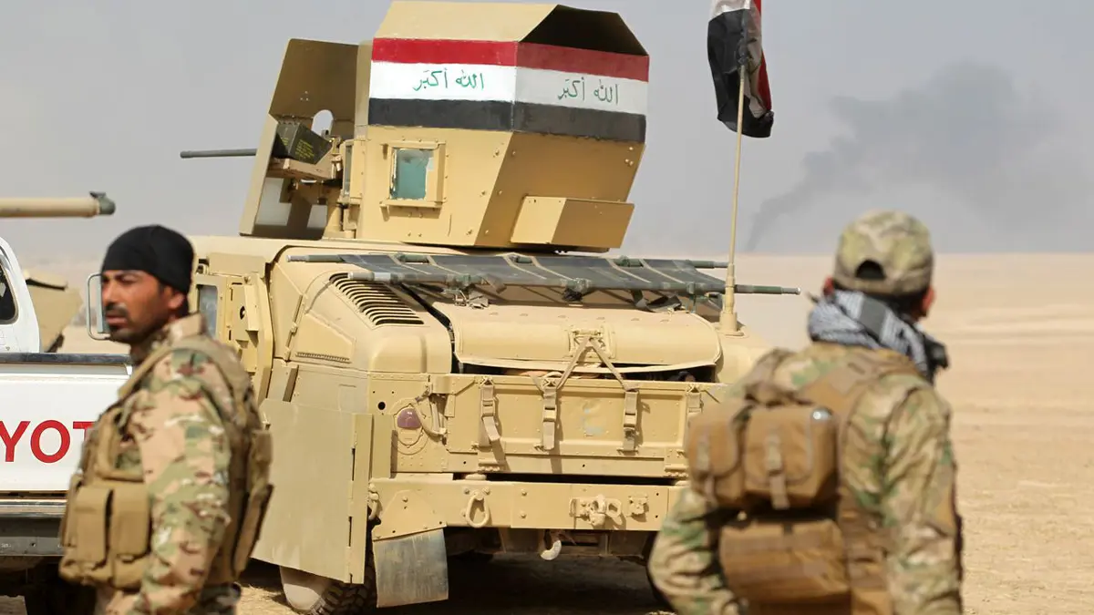 سقوط قذائف هاون على معسكر في العراق يتمركز فيه جنود أمريكيون